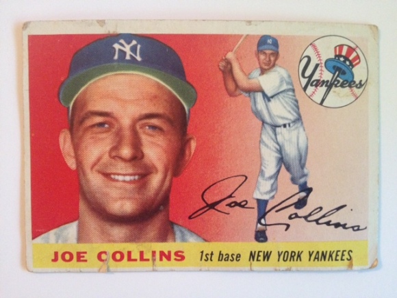 The '62 Card for the Yankee First Baseman, Joe Collins